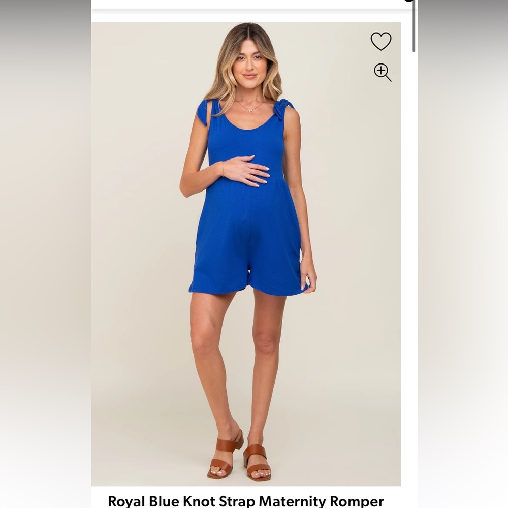 Maternity romper